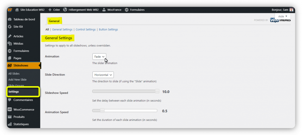 WooSlider – WooCommerce Product Slideshow – Ajouter un diaporama de produits dans WooCommerce