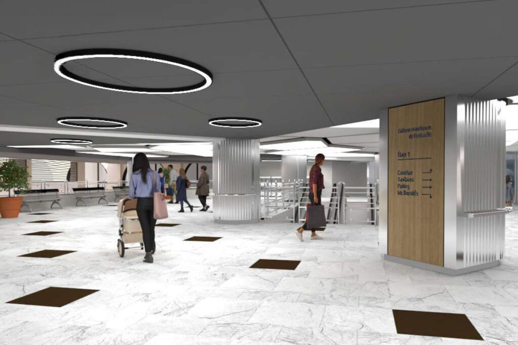 Future mezzanine du Centre Commercial de Fontvieille